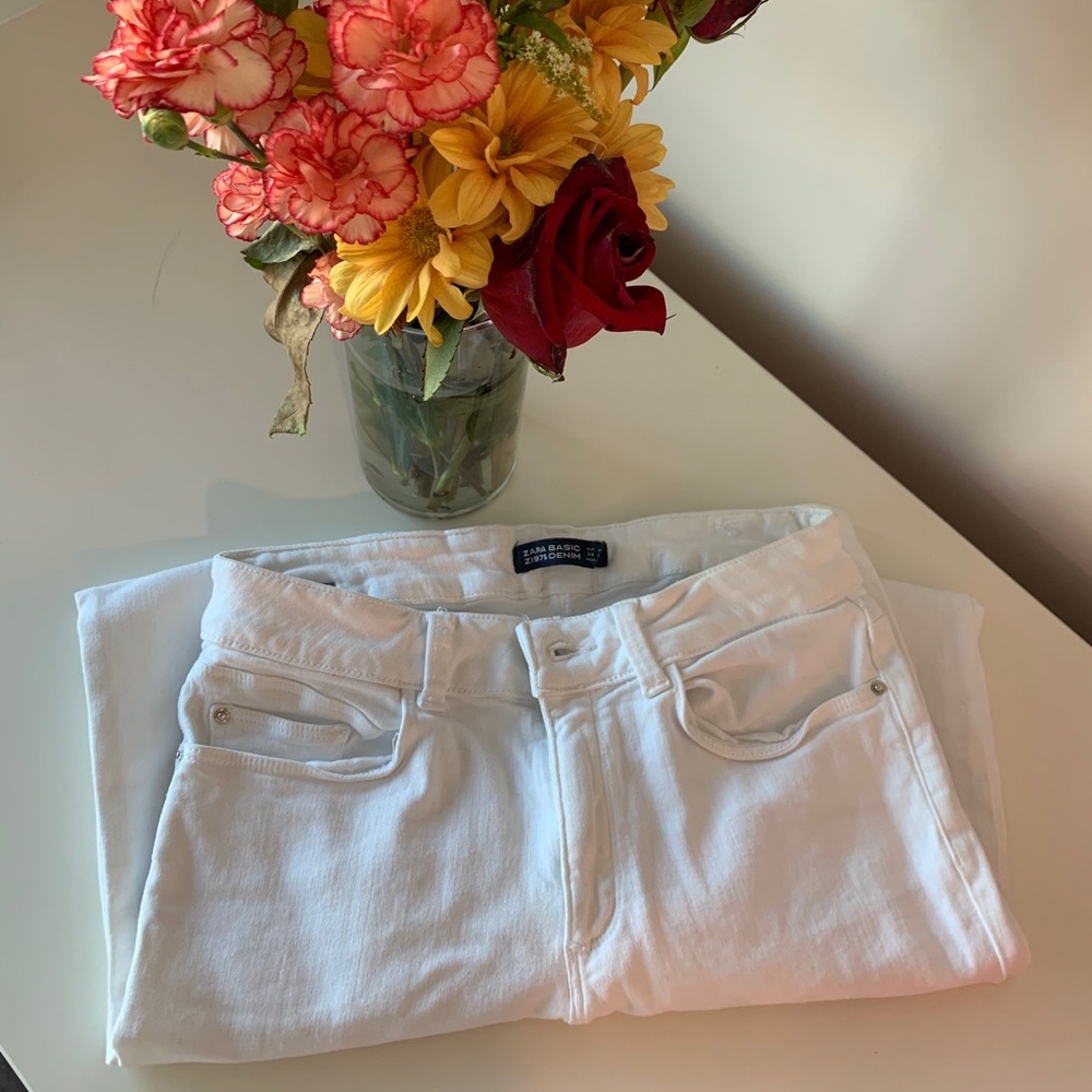 Zara Mid Rise Skinny Jeans